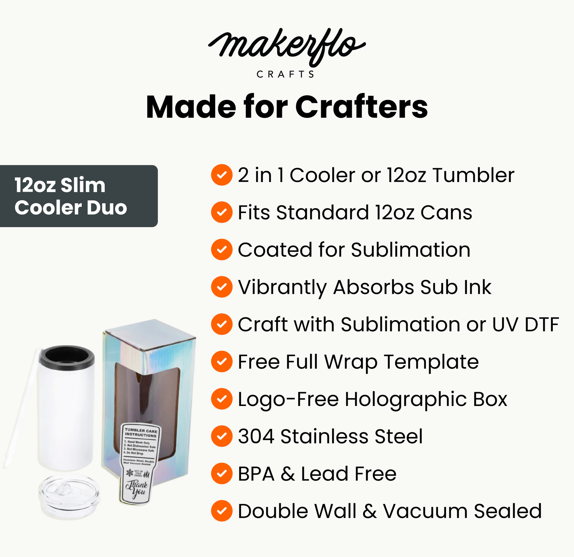 12oz Slim Sublimation Duozie-3