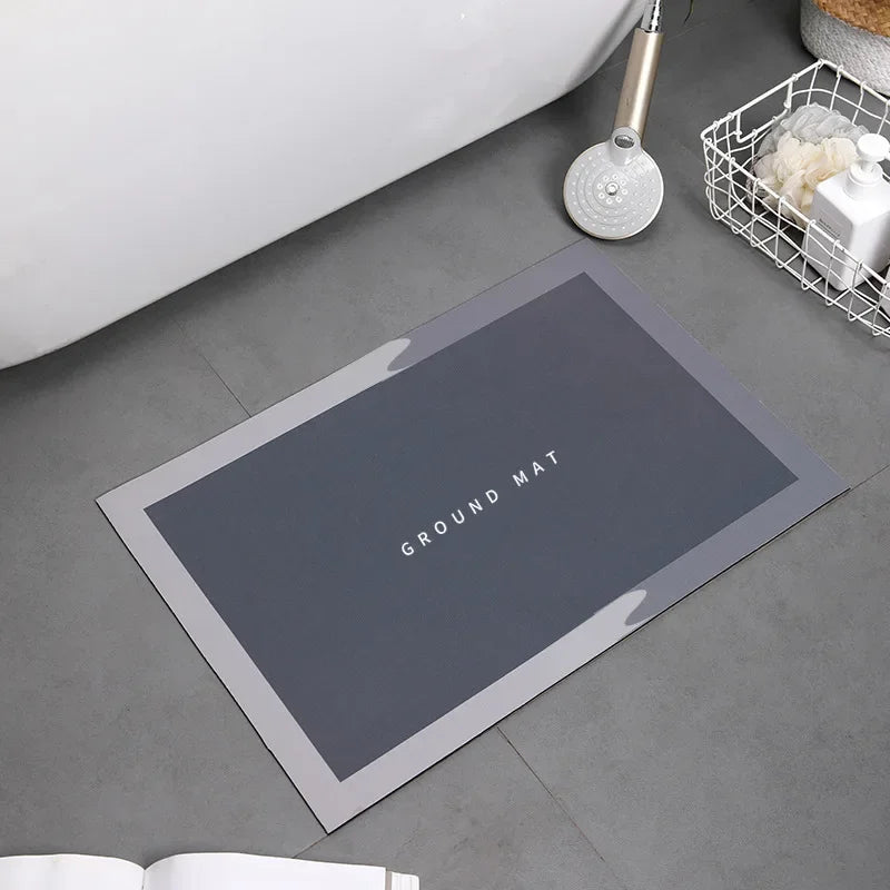 1PC Bathroom Bath Mat 40*60CM Non Slip Home Bathroom Rug Super Absorbent Shower Carpet Fast Drying Carpet Shower TubDoormat