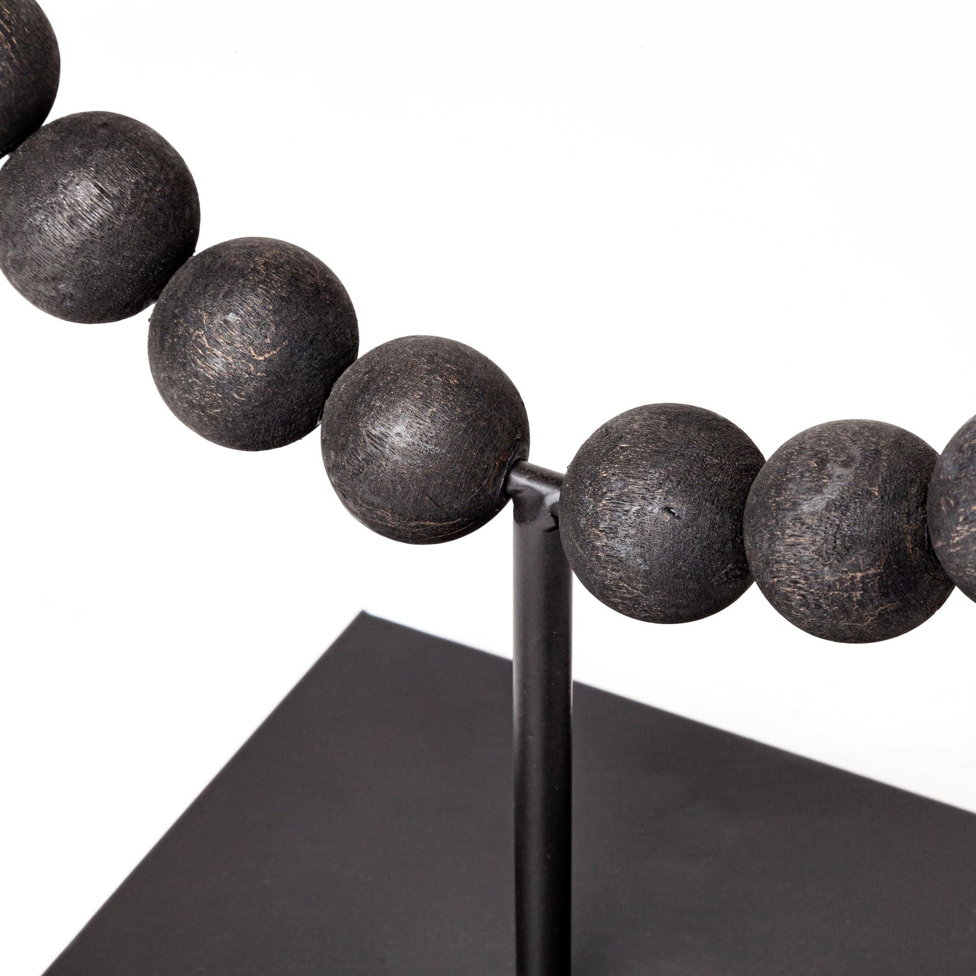 Black Beaded Sculpture-5