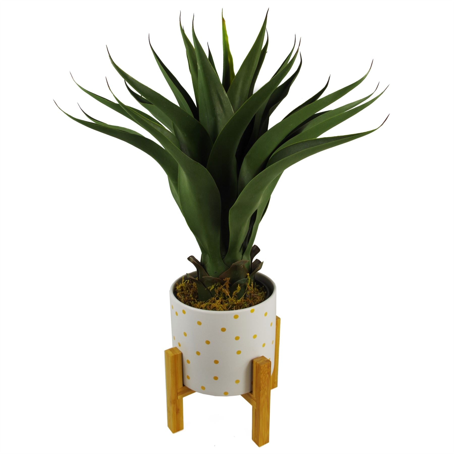 Artificial Yukka Tropical House Plant Plastic Pot 55cm Faux House Plants Botanik-4
