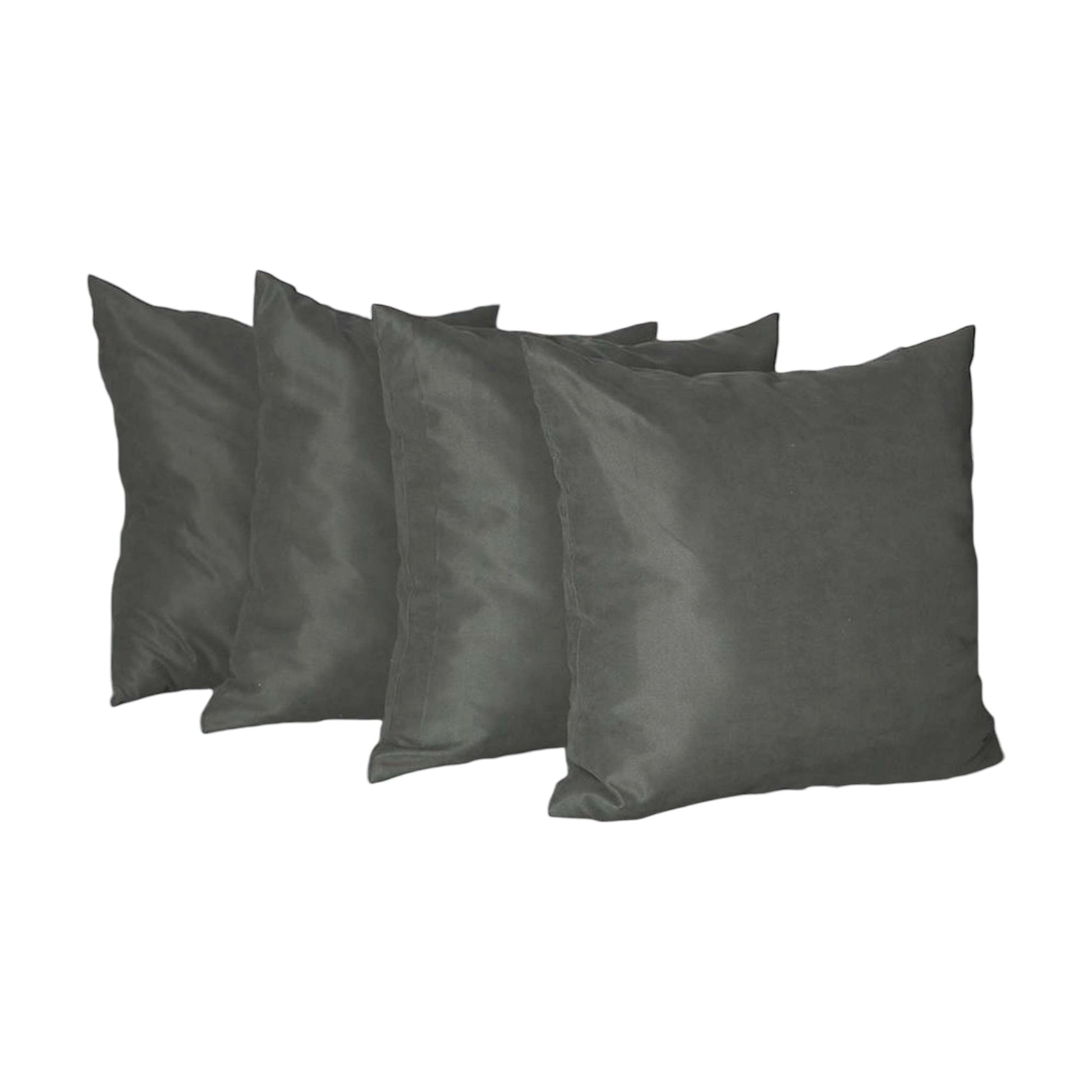 Set of Four Gray Throw Pillow Cover-2