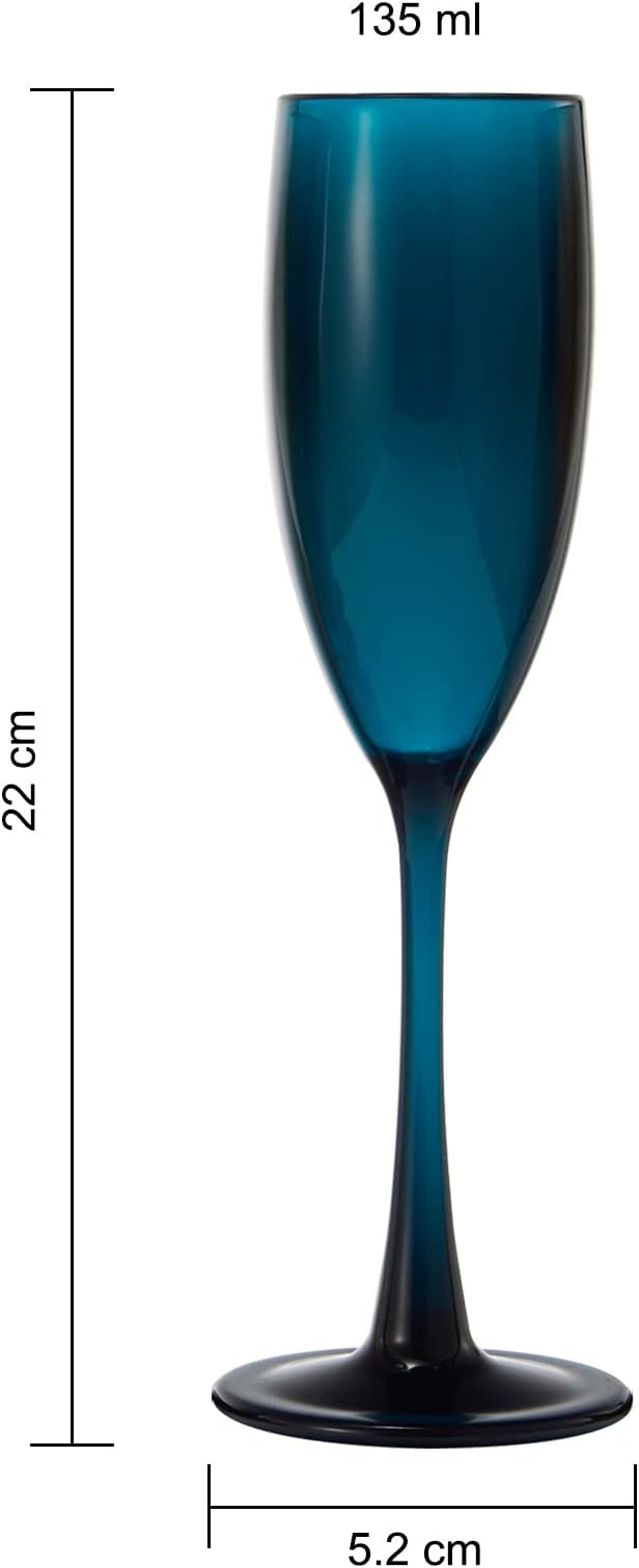Unbreakable Pastel Color Acrylic Champagne Flutes Glasses | Set of 6 | European Style Toasting Cups 100% Tritan Drinkware, 5 oz Dishwasher Safe BPA-free plastic, Perfect for Wedding, Poolside Outdoors-4
