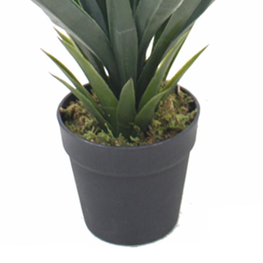 Tropical Artificial Plants 60cm Spiky Tropical Yukka Potted Faux Plants-2