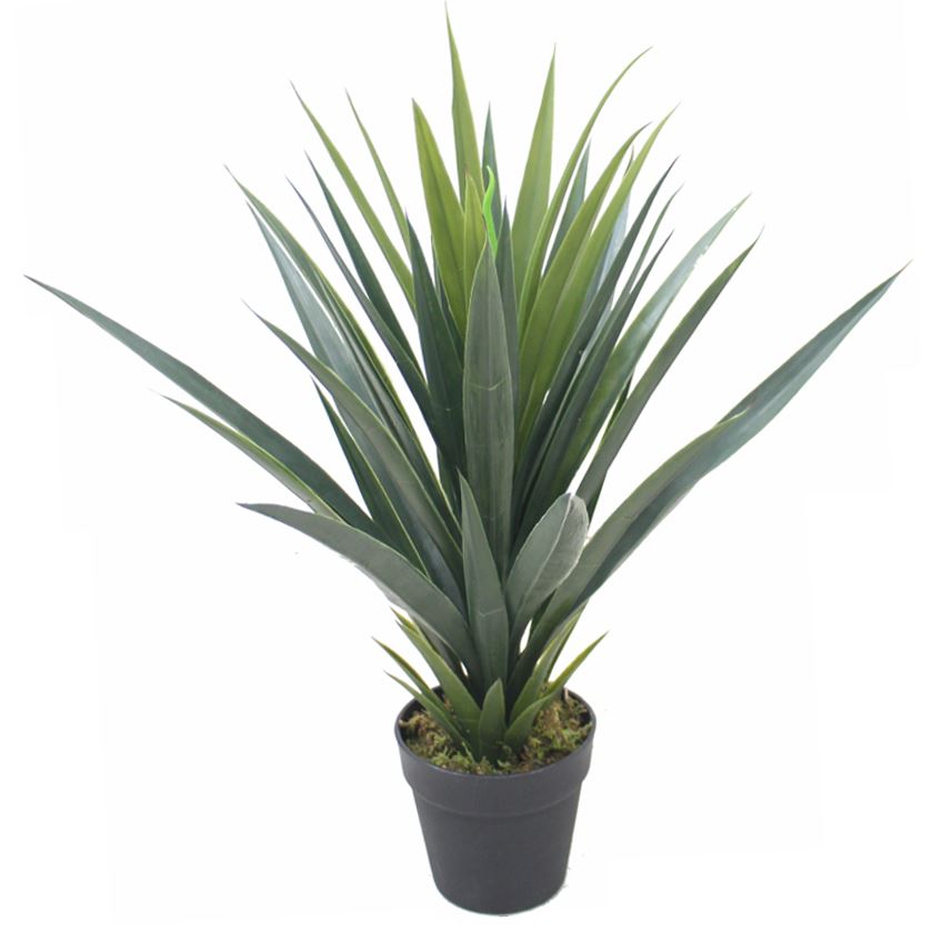 Tropical Artificial Plants 60cm Spiky Tropical Yukka Potted Faux Plants-1