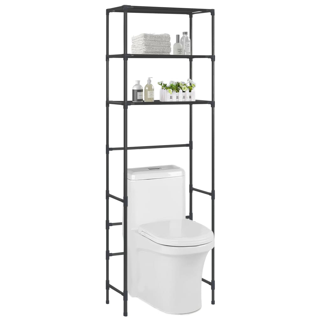 vidaXL Storage Shelf Freestanding 3-Tier Washing Machine Storage Organizer-1