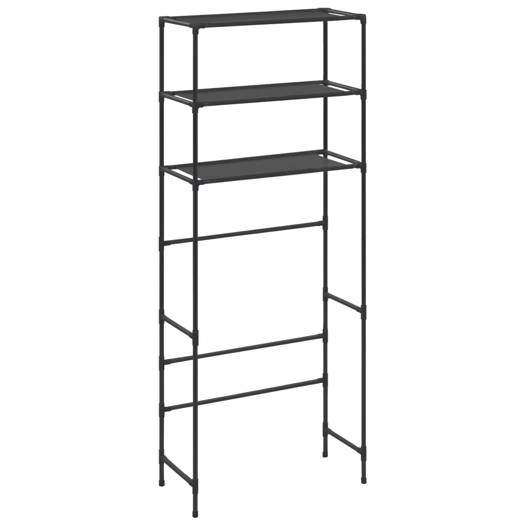 vidaXL Storage Shelf Freestanding 3-Tier Washing Machine Storage Organizer-3