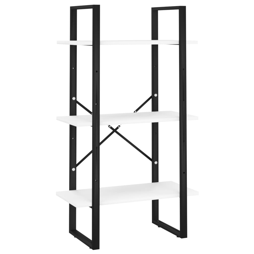 vidaXL Storage Shelf White 23.6"x11.8"x41.3" Engineered Wood-0