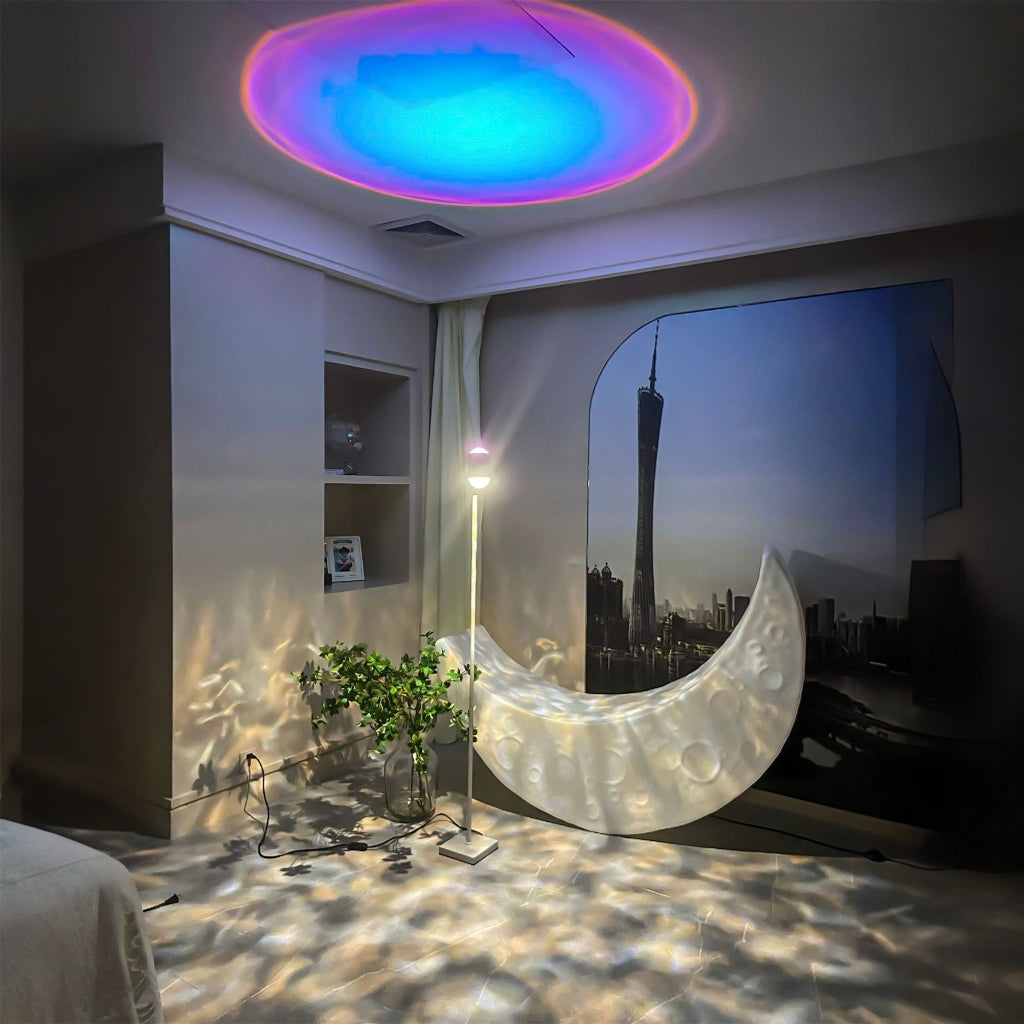 Dual Head Projection Floor Lamp-0