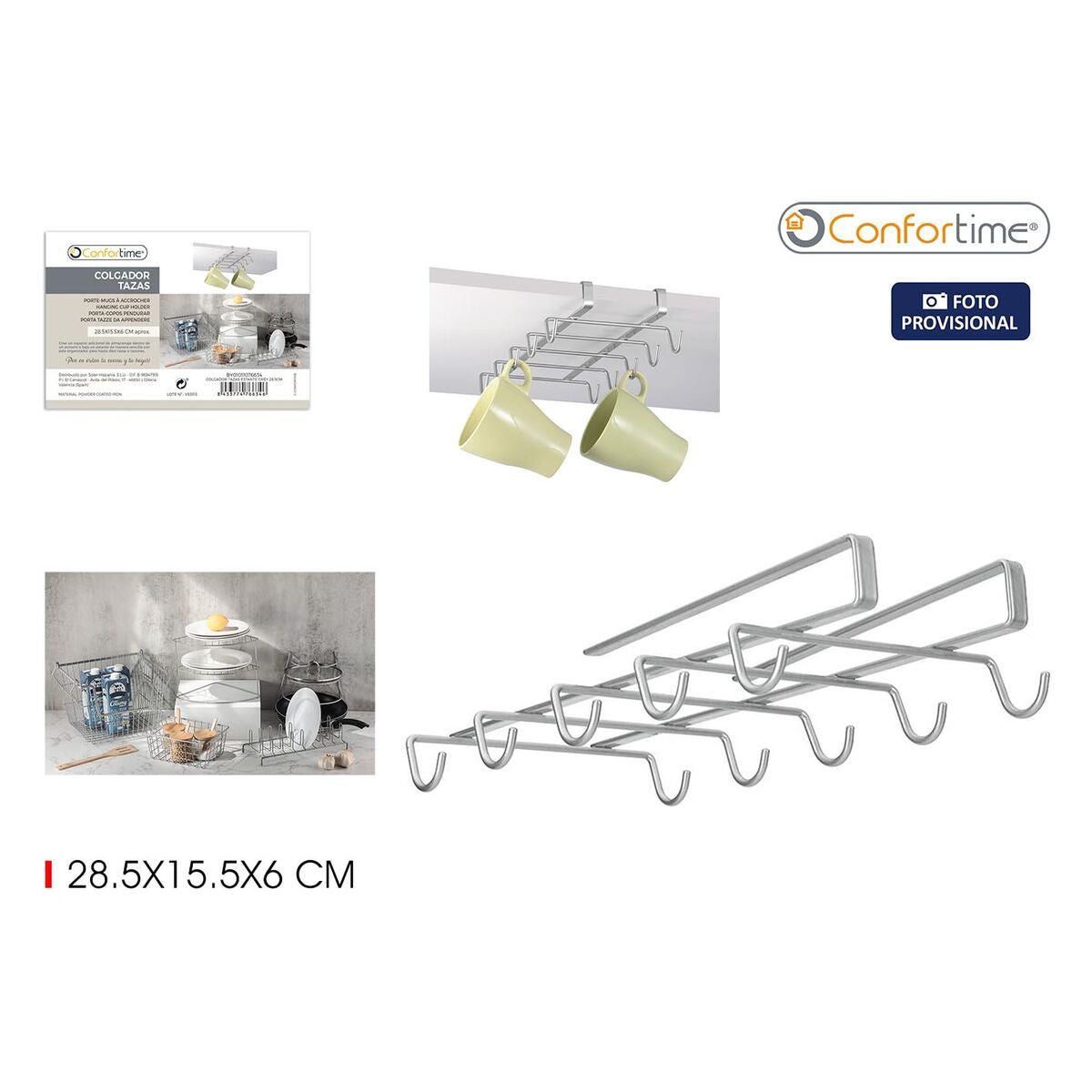 Kitchen Utensils Stand Confortime (8 Units)-3