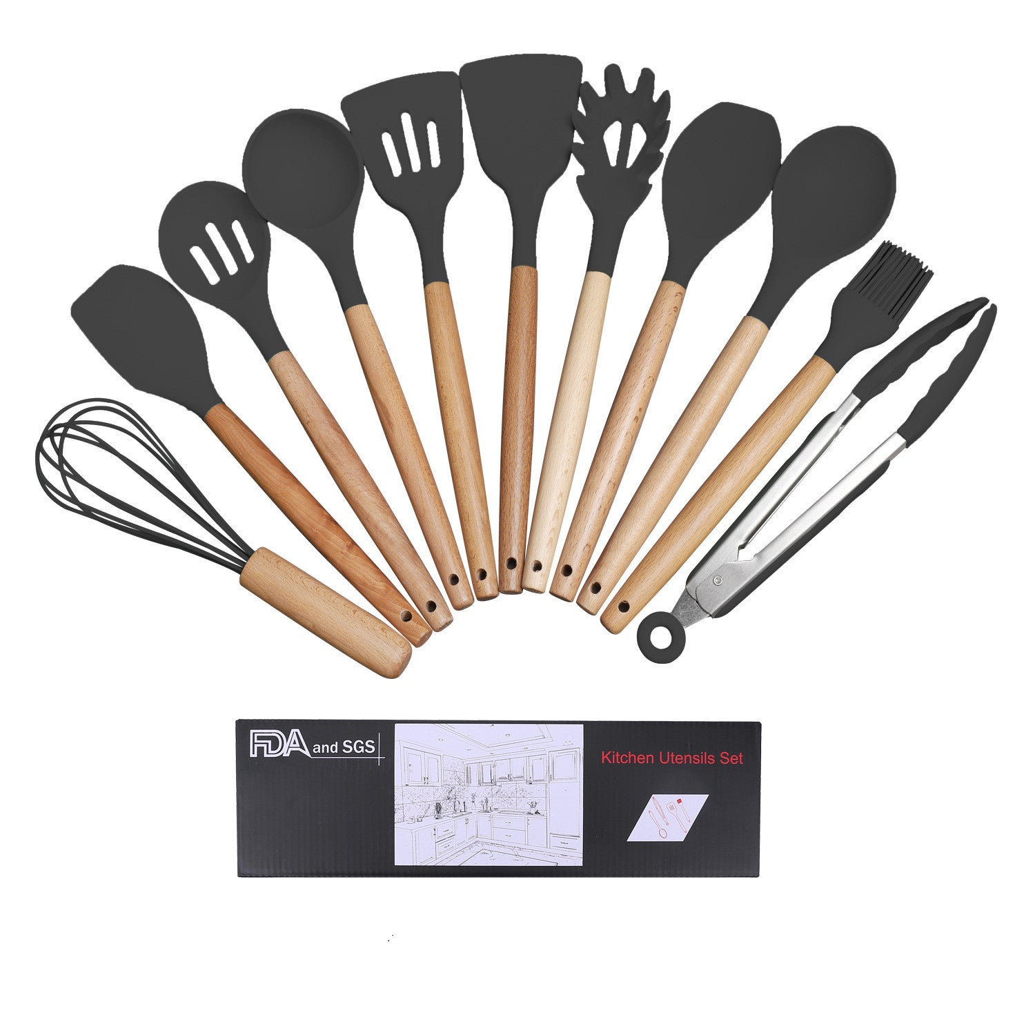 Silicone Kitchen Utensils Set-1