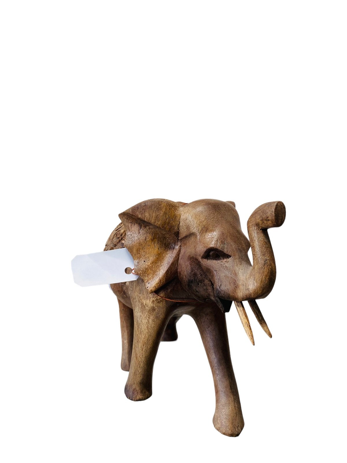 Small Elephant Balinese Wooden Statue-2