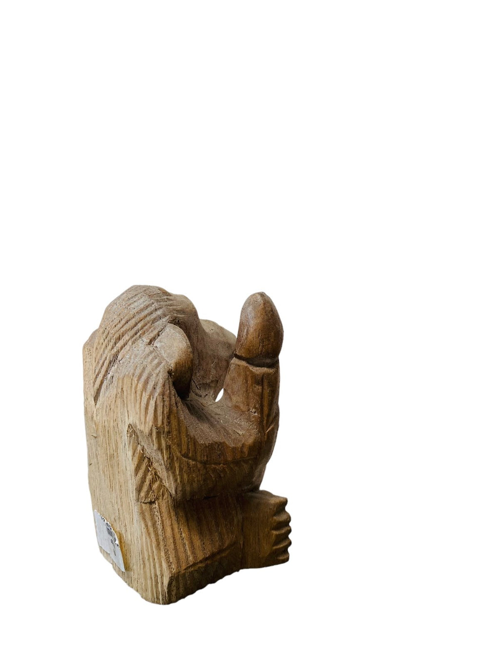 Small Didi Chimpanzee Wooden Statue-2