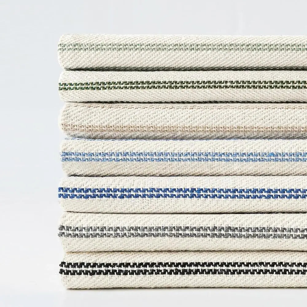 Sage Green And Beige Patchwork Farmhouse Pillow Covers 24X24 H, Pa Of 2 Striped Linen Spring Decorative Modern Accent Pillow