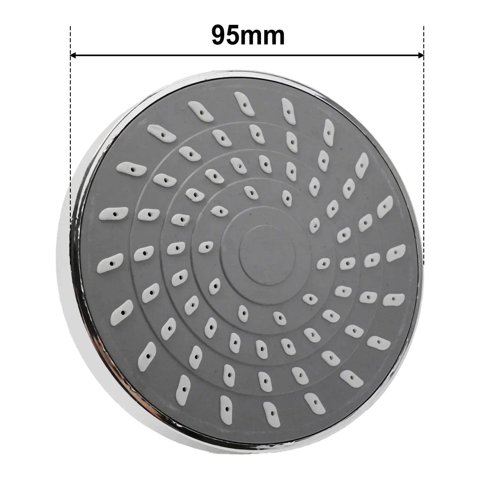 1pcs Shower Head Sprayer High Pressure Adjustable Rainfall ABS Structure Wall-Mounted Bathroom Fixture Faucet Accessories