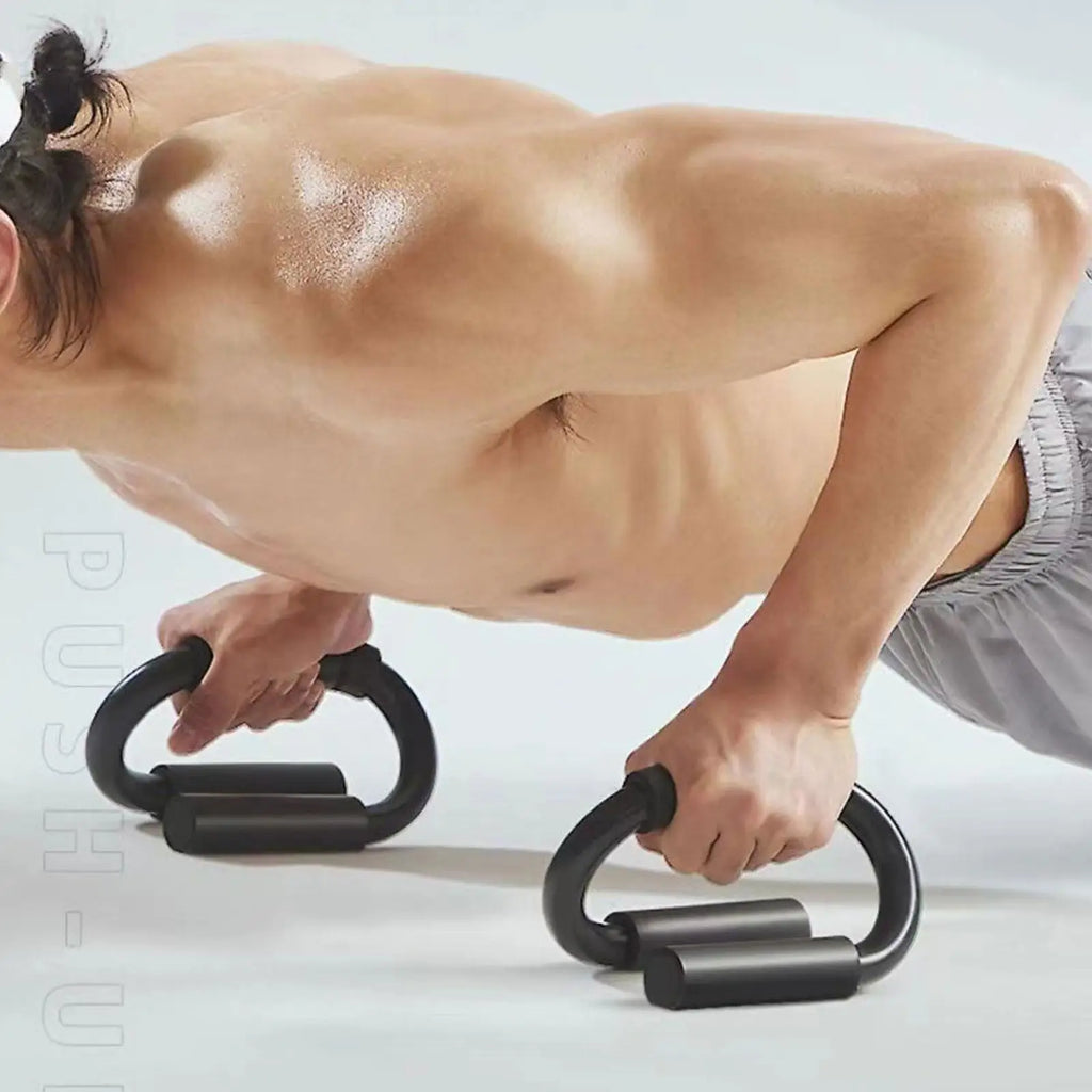 2Pcs Push up Bar Pushup Racks Planks Calisthenics Metal Foam Grips Push up Handles for Muscle Training Travel Home Workout