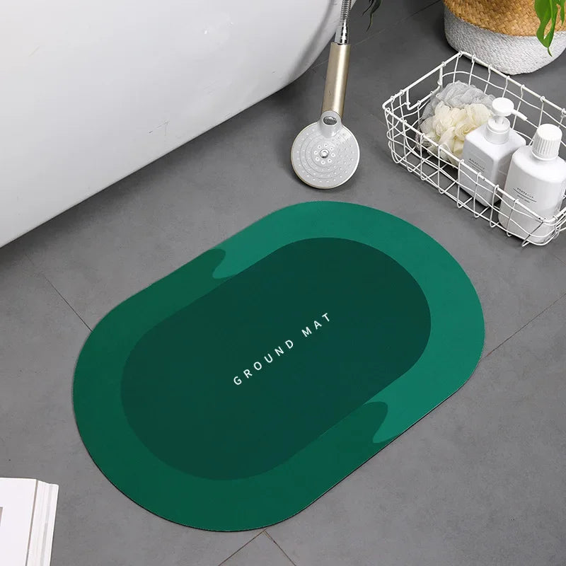 1PC Bathroom Bath Mat 40*60CM Non Slip Home Bathroom Rug Super Absorbent Shower Carpet Fast Drying Carpet Shower TubDoormat